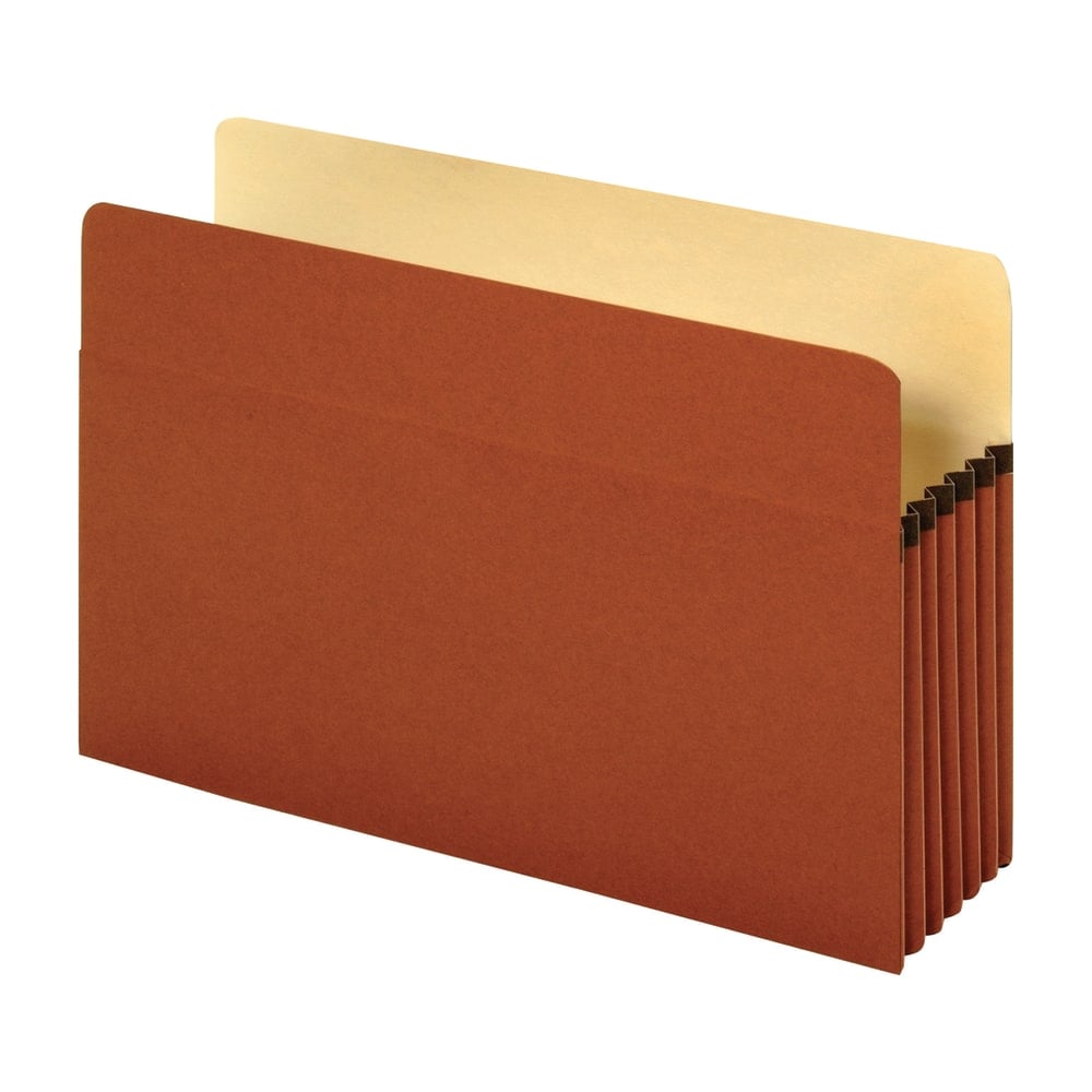 Office Depot Brand Standard File Pocket, 5-1/4in Expansion, Legal Size, Brown, Pack Of 5 (Min Order Qty 10) MPN:449751OD