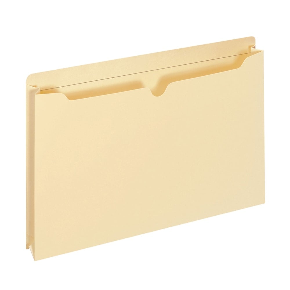 Office Depot Brand Manila Double-Top File Jackets, 2in Expansion, Letter Size, Pack Of 25 File Jackets (Min Order Qty 9) MPN:458161OD