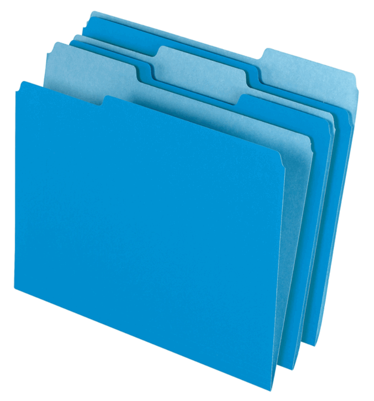 Office Depot Brand 2-Tone File Folders, 1/3 Cut, Letter Size, Yellow, Box Of 100 (Min Order Qty 5) MPN:NFP1376290