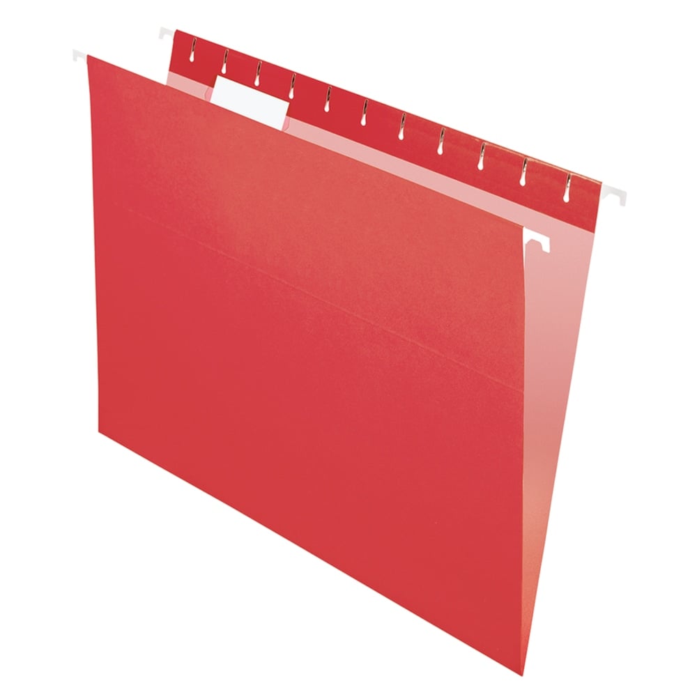 Office Depot Brand Hanging Folders, Letter Size, Red, Box Of 25 (Min Order Qty 8) MPN:314799OD