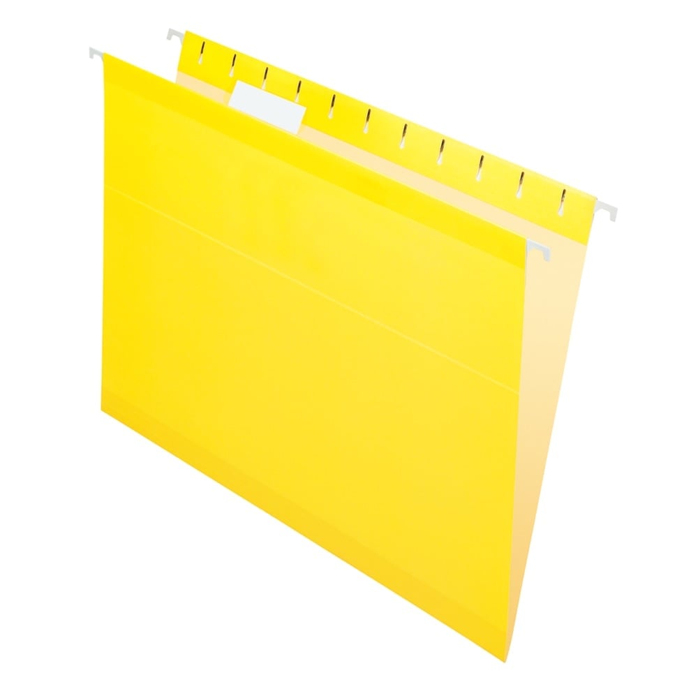 Office Depot Brand Hanging Folders, Letter Size, Yellow, Box Of 25 (Min Order Qty 8) MPN:314914OD