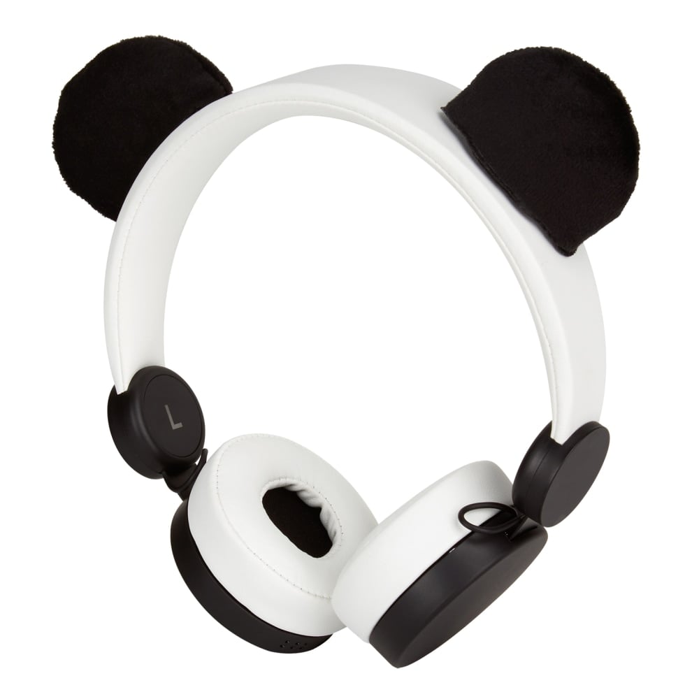 Ativa Kids On-Ear Wired Animal Headphones With On-Cord Microphone, Panda (Min Order Qty 5) MPN:KD-28M