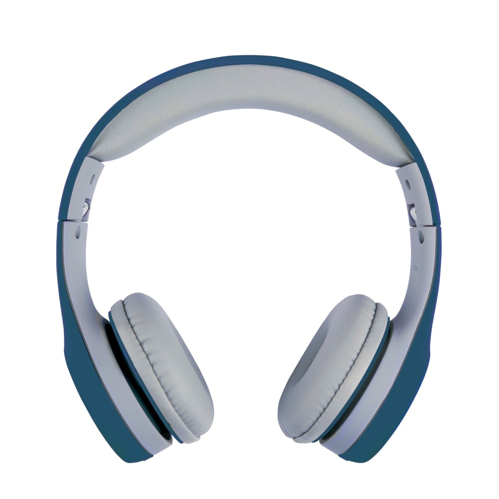 Ativa Kids On-Ear Wired Headphones With On-Cord Microphone, Blue/Gray (Min Order Qty 6) MPN:MW-LQ-01BLUE