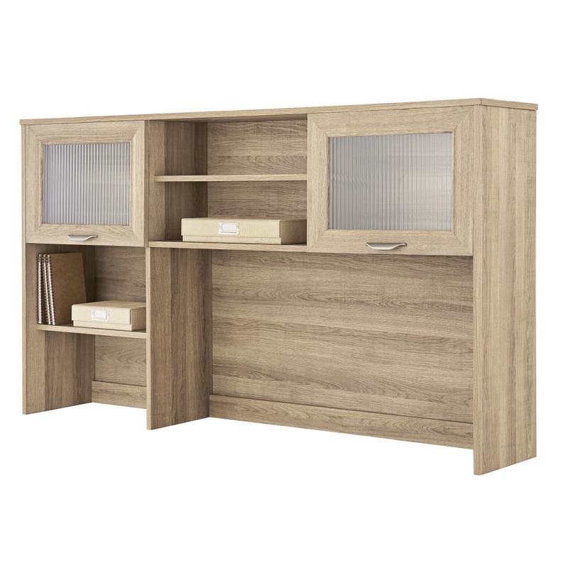 Realspace Magellan 58inW Hutch For Corner Or L-Shaped Computer Desks Blonde Ash MPN:HS-MG-3061