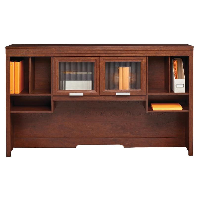 Realspace Marbury Collection 128inW Hutch, Auburn Brown MPN:ST121105