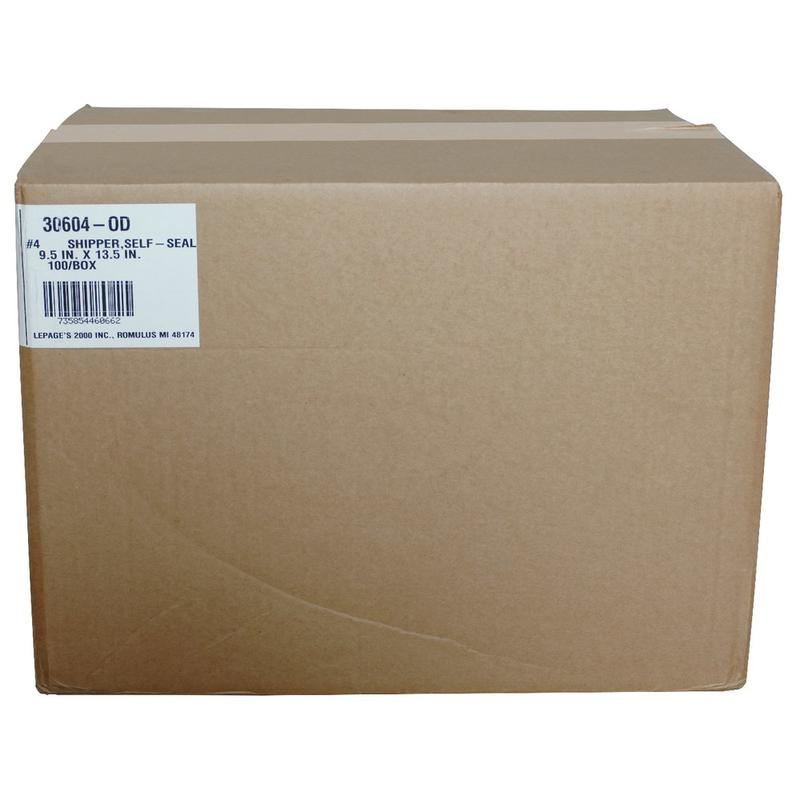 Office Depot Brand Self-Sealing Bubble Mailers, Size 4, 9 1/2in x 13 5/8in, Box Of 100 (Min Order Qty 2) MPN:30604-OD