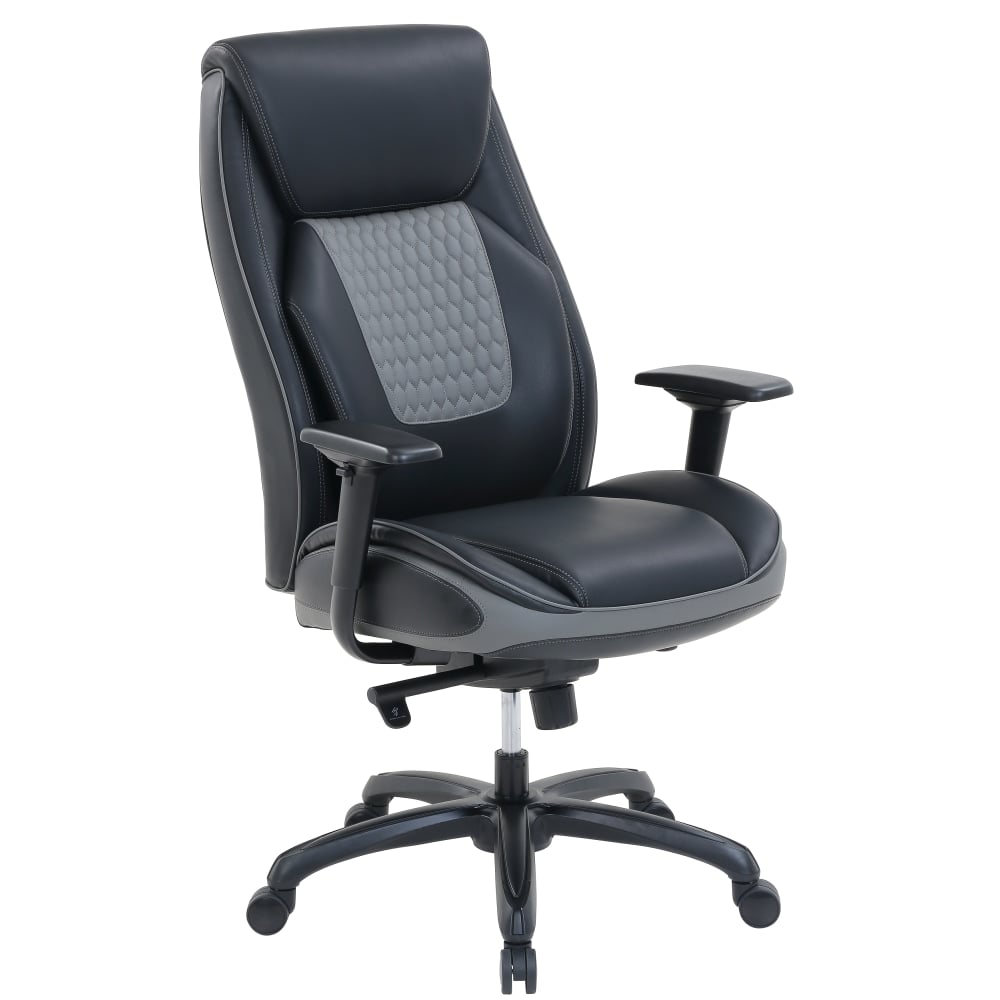 Shaquille O-Neal Nereus Ergonomic Bonded Leather High-Back Executive Office Chair, Black MPN:51541