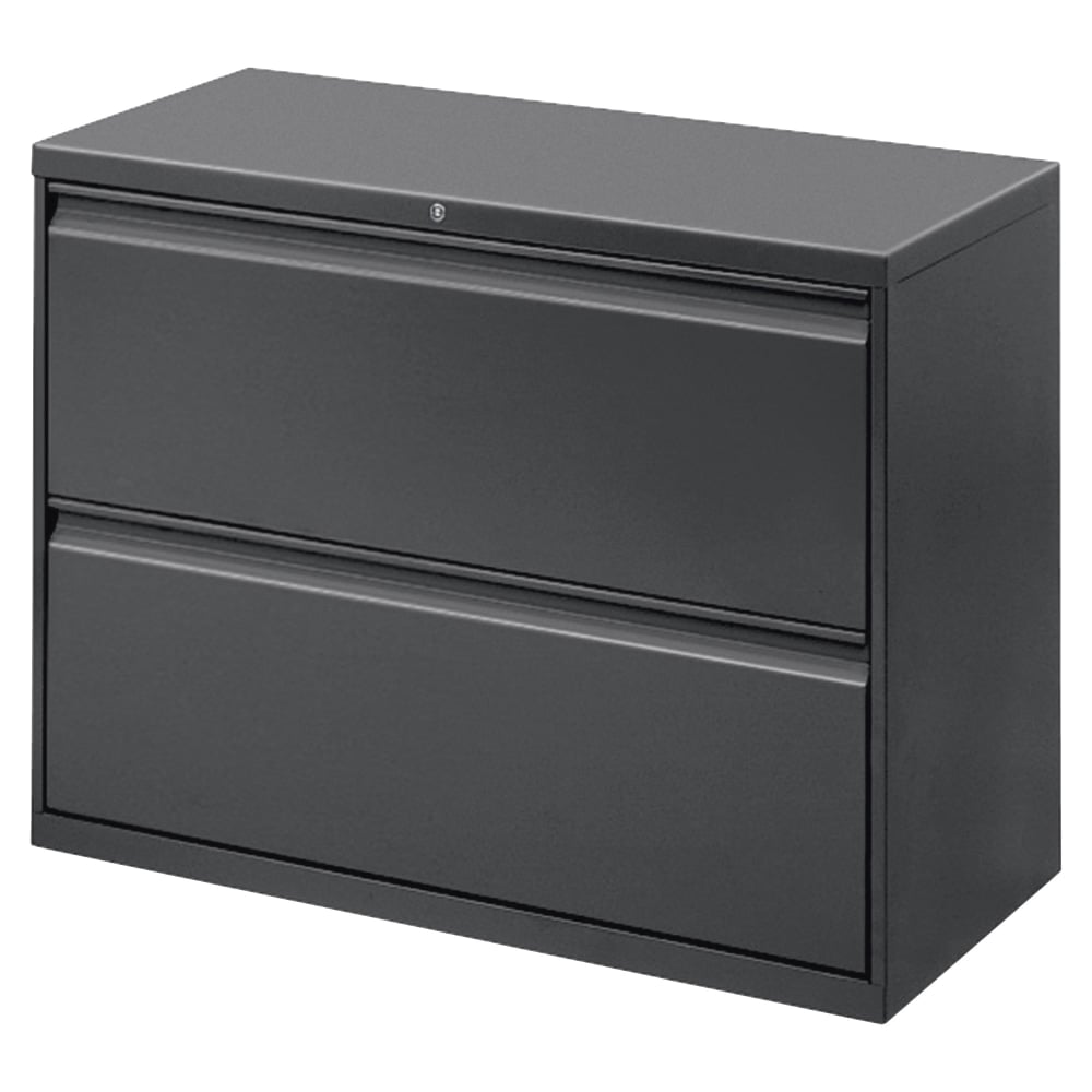 WorkPro 42inW x 18-5/8inD Lateral 2-Drawer File Cabinet, Charcoal MPN:21151