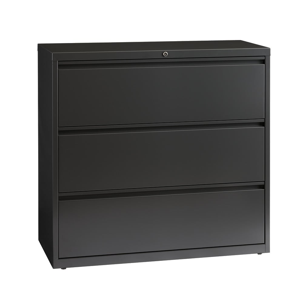 WorkPro 42inW x 18-5/8inD Lateral 3-Drawer File Cabinet, Charcoal MPN:21152