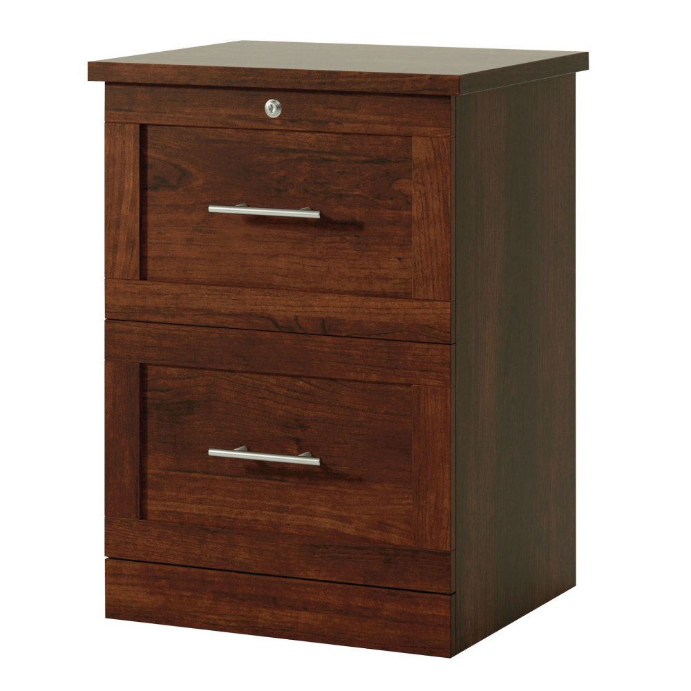 Realspace 17inD Vertical 2-Drawer File Cabinet, Mulled Cherry MPN:426017