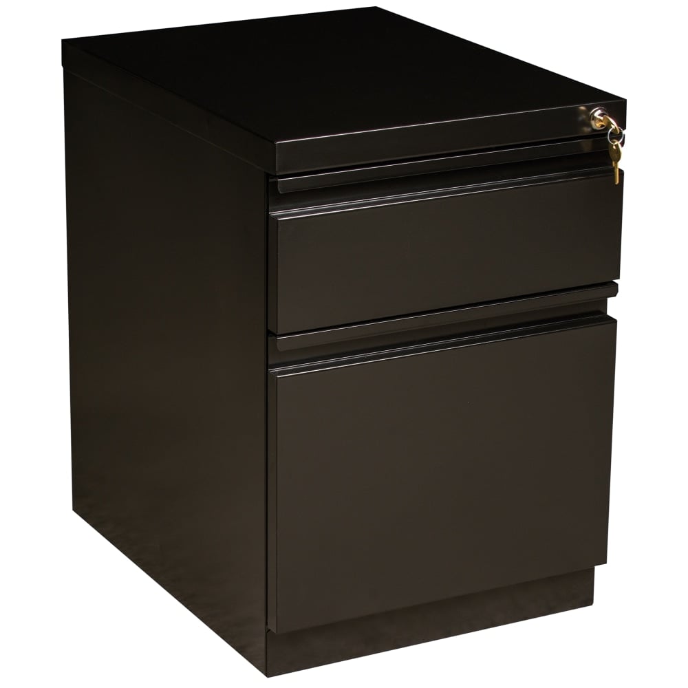 WorkPro 19-7/8inD Vertical 2-Drawer Mobile Pedestal File Cabinet, Black MPN:HID19020