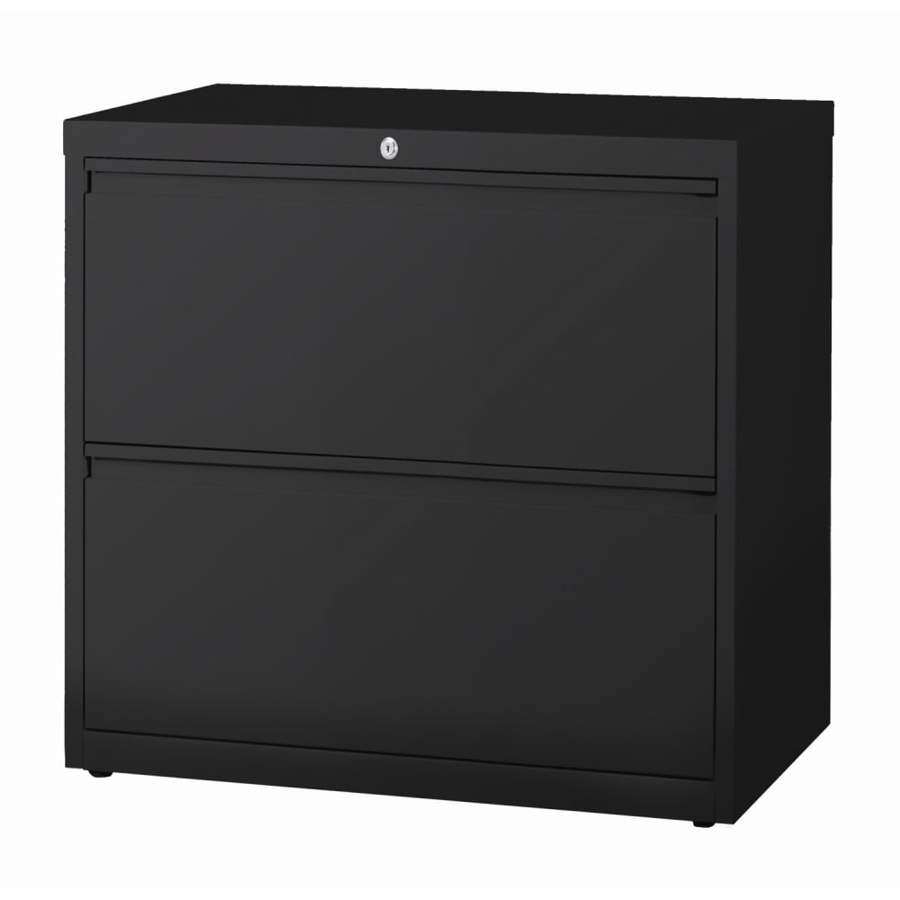 WorkPro 30inW x 18-5/8inD Lateral 2-Drawer File Cabinet, Black MPN:HID19039