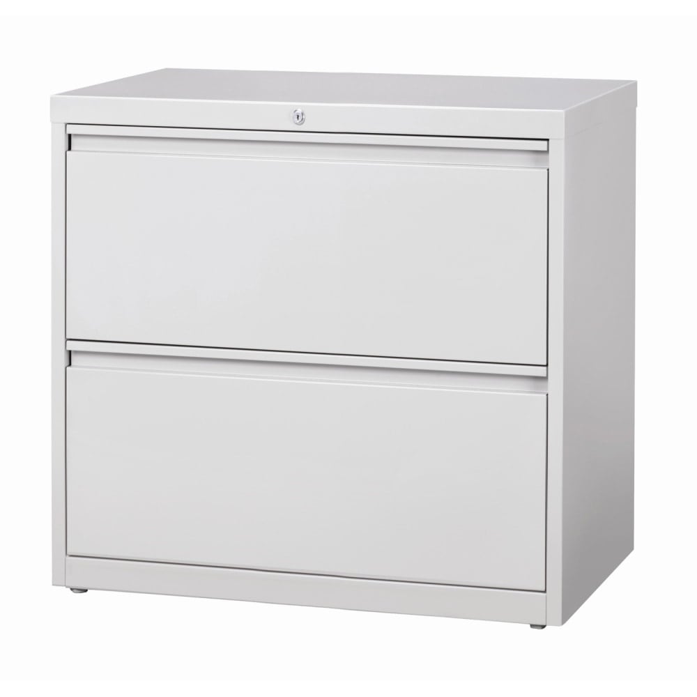 WorkPro 30inW x 18-5/8inD Lateral 2-Drawer File Cabinet, Light Gray MPN:HID19040