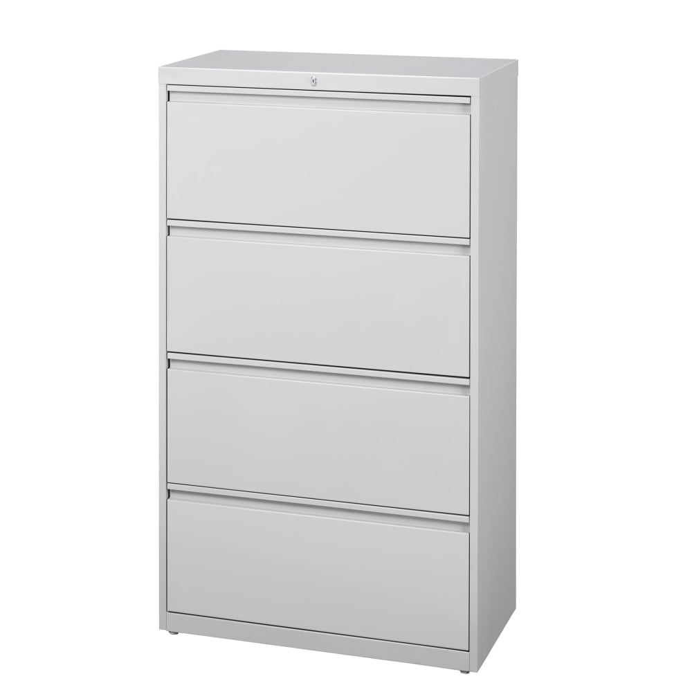 WorkPro 30inW x 18-5/8inD Lateral 4-Drawer File Cabinet, Light Gray MPN:HID19043