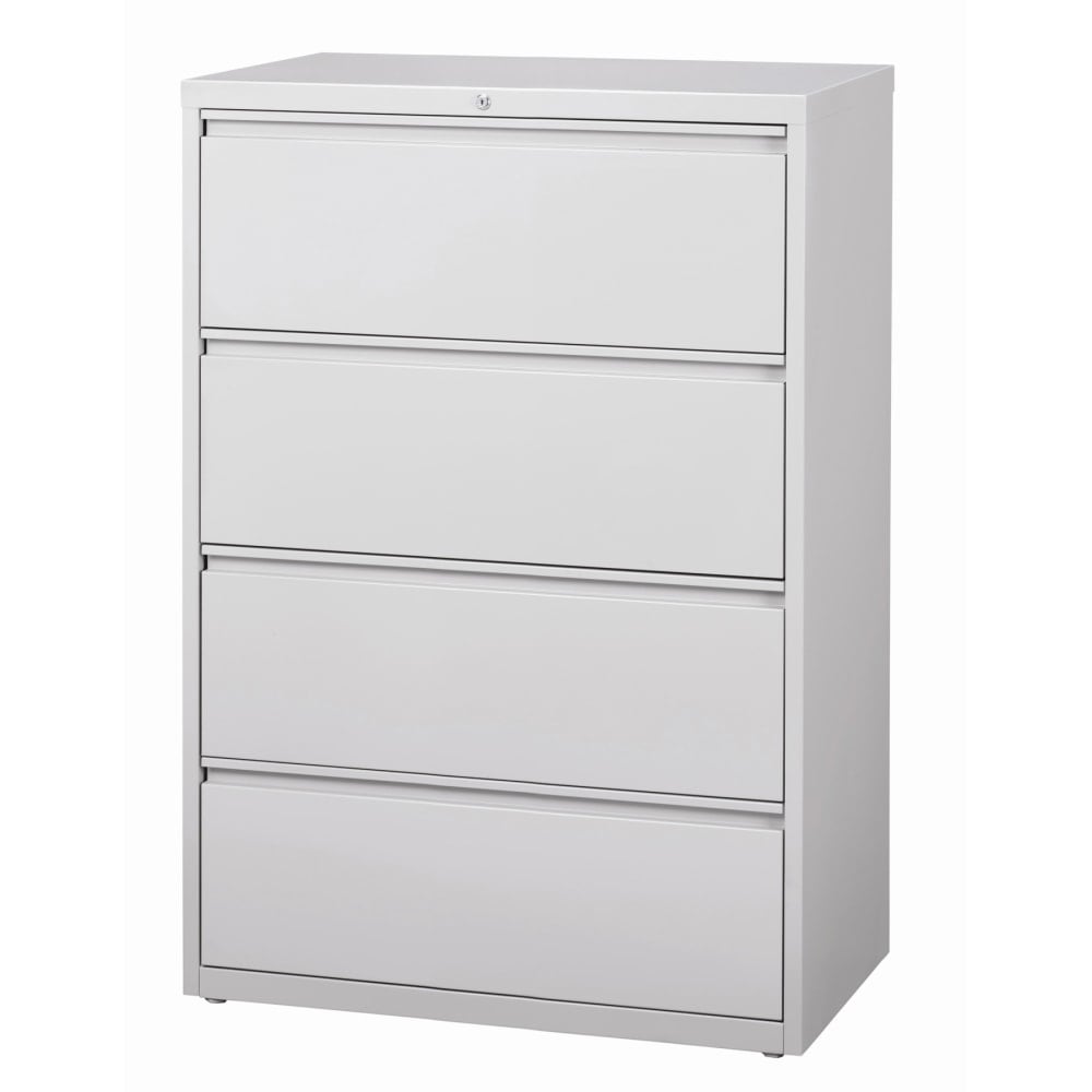 WorkPro 36inW x 18-5/8inD Lateral 4-Drawer File Cabinet, Light Gray MPN:HID19052