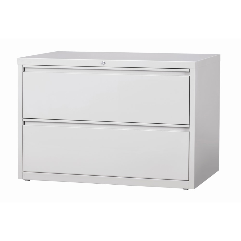 WorkPro 42inW x 18-5/8inD Lateral 2-Drawer File Cabinet, Light Gray MPN:HID19058