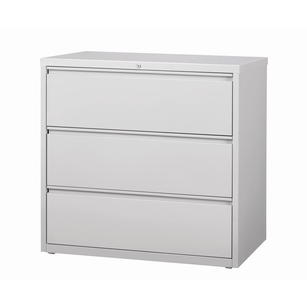 WorkPro 42inW x 18-5/8inD Lateral 3-Drawer File Cabinet, Light Gray MPN:HID19061