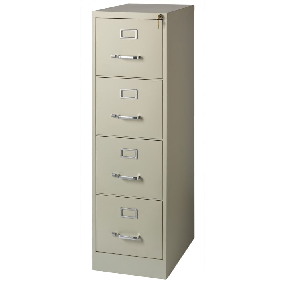 WorkPro 22inD Vertical 4-Drawer File Cabinet, Putty MPN:HID19071