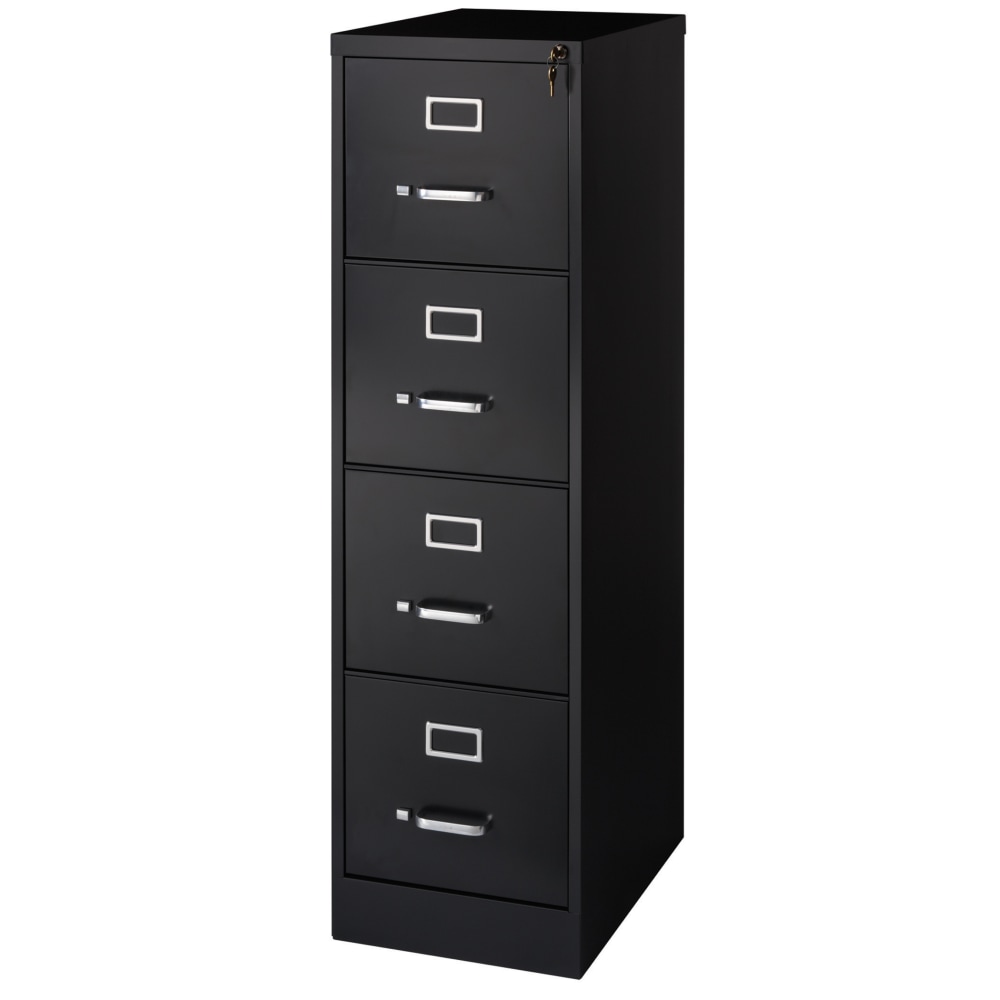 WorkPro 22inD Vertical 4-Drawer File Cabinet, Black MPN:HID19072