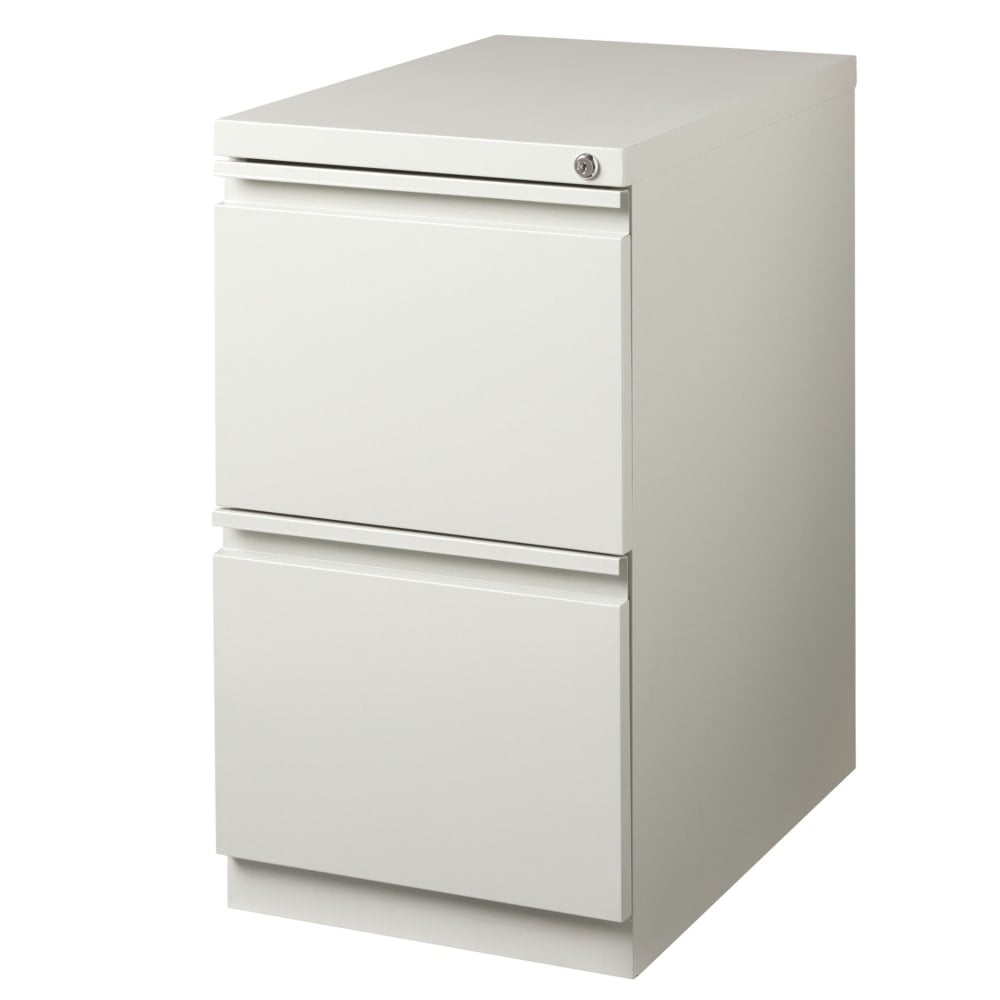 WorkPro 23inD Vertical 2-Drawer Mobile Pedestal File Cabinet, Light Gray MPN:HID19076