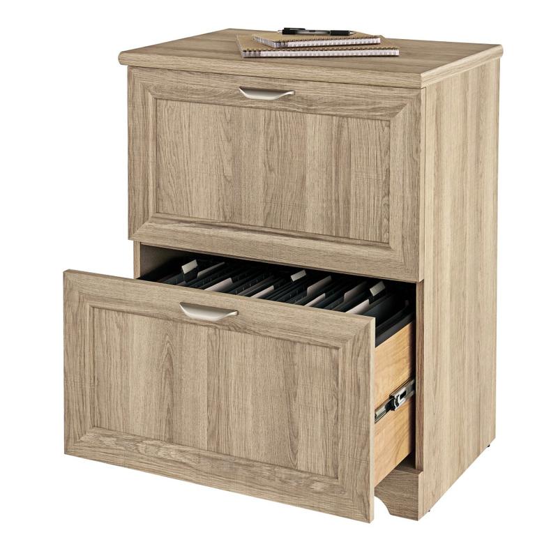 Realspace Magellan 23-1/2inW x 16-1/2inD Lateral 2-Drawer File Cabinet, Blonde Ash MPN:HS-MG-3067