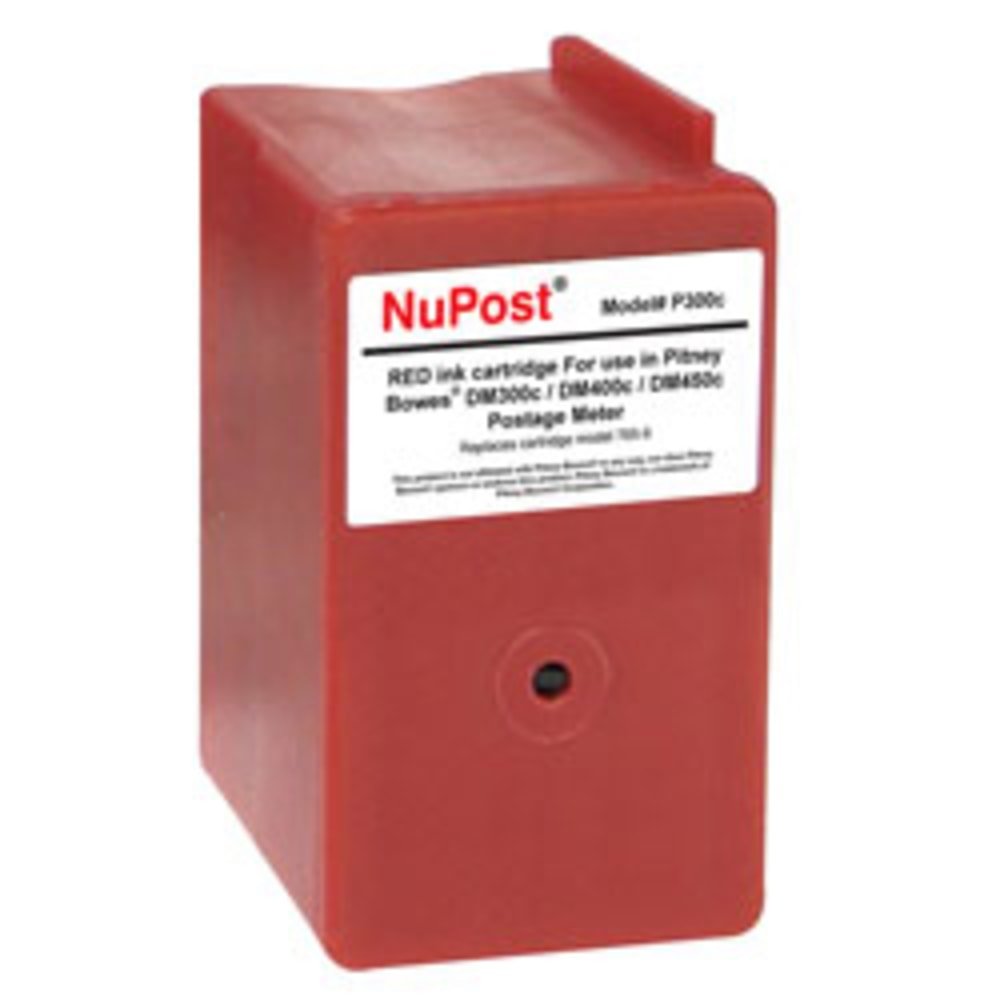 NuPost Remanufactured Postage Meter Red Ink Cartridge Replacement For Pitney Bowes 765-9, NPT300C (Min Order Qty 2) MPN:OM05972