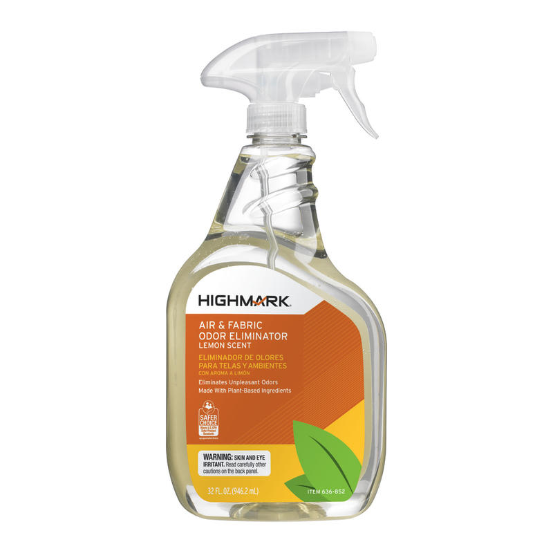 Highmark Air & Fabric Odor Eliminator, Lemon Scent, 32 Oz (Min Order Qty 11) MPN:OM07309EA