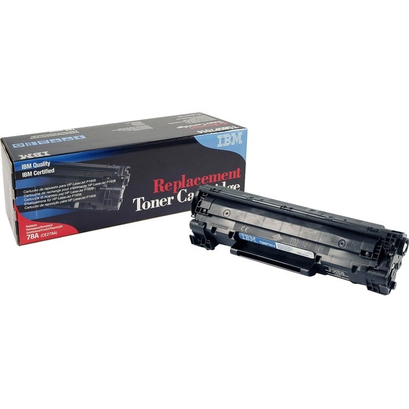 IBM Remanufactured Black Toner Cartridge Replacement For HP 78A, CE278A MPN:TG85P7014