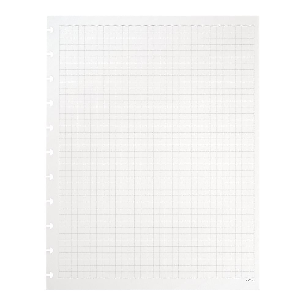 TUL Discbound Notebook Refill Pages, Letter Size, Graph Ruled, 50 Sheets, White (Min Order Qty 15) MPN:ODLTNBK-RF-GH