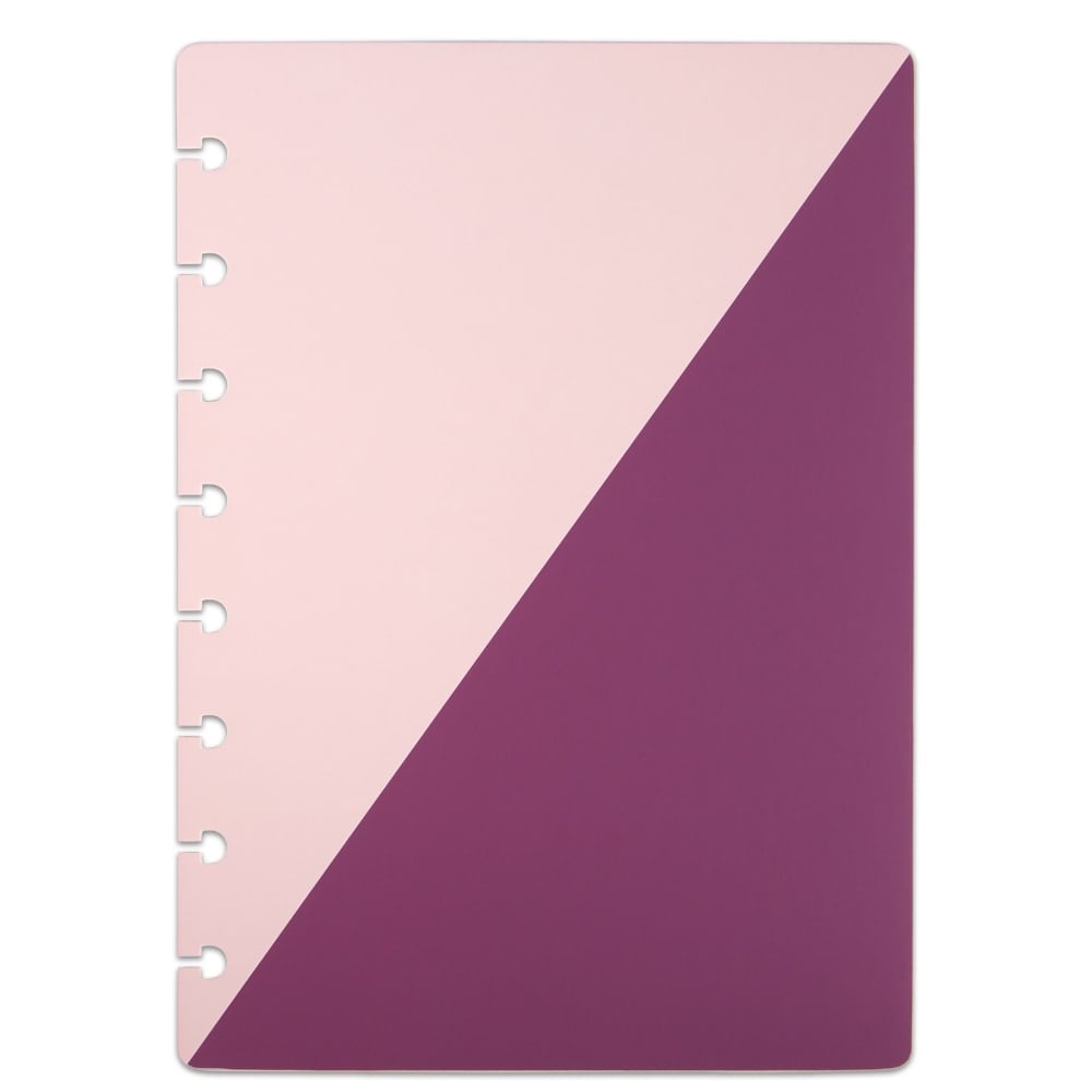 TUL Discbound Notebook Covers, Junior Size, Pink/Purple, Pack of 2 Covers (Min Order Qty 6) MPN:TULJRCVRPK-PU-PNK