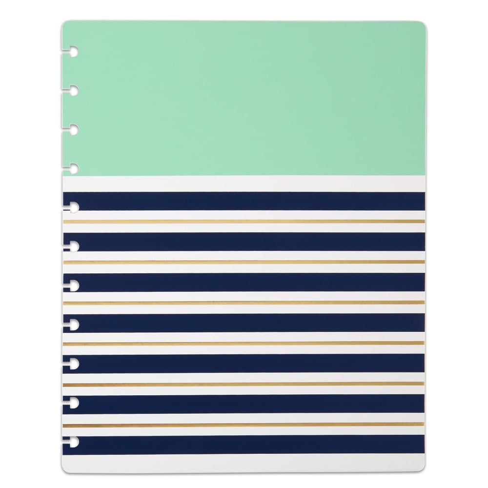 TUL Discbound Notebook Covers, Letter Size, Mint Stripes, Pack of 2 Covers (Min Order Qty 4) MPN:TULLTCVRPK-PU-MNT