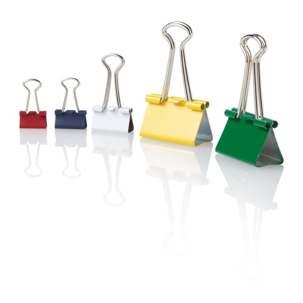 OfficeMax Multicolored Binder Clips, Small, 36 ct. (Min Order Qty 17) MPN:OM99596