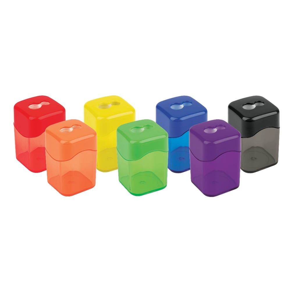 Office Depot Brand Manual Pencil Sharpener, Assorted Colors (Min Order Qty 52) MPN:SHA012