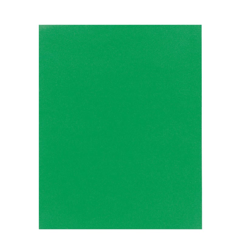 Office Depot Brand 2-Pocket School-Grade Paper Folder, Letter Size, Green (Min Order Qty 417) MPN:681080-GN