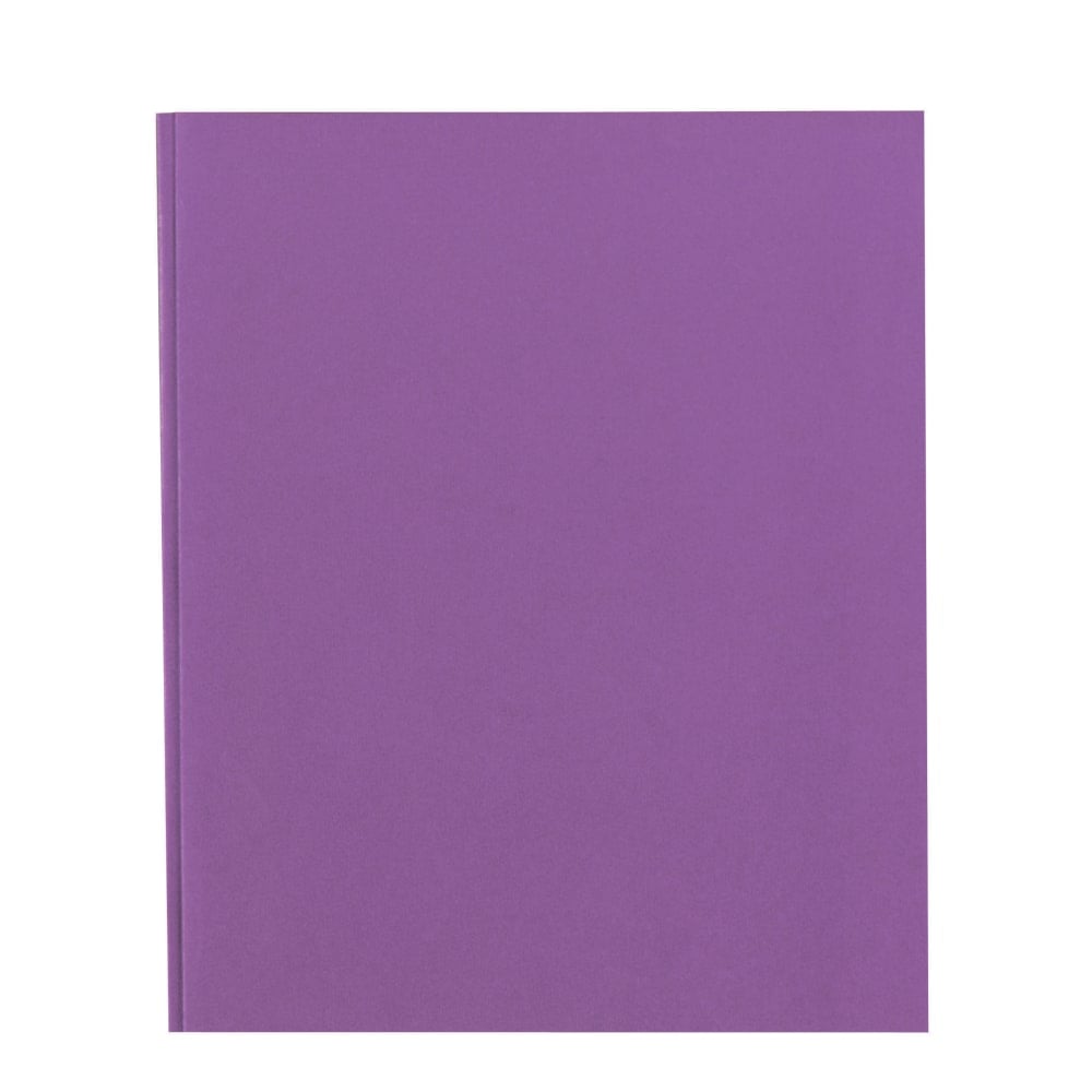 Office Depot Brand 2-Pocket School-Grade Paper Folder with Prongs, Letter Size, Purple (Min Order Qty 264) MPN:681114-PE