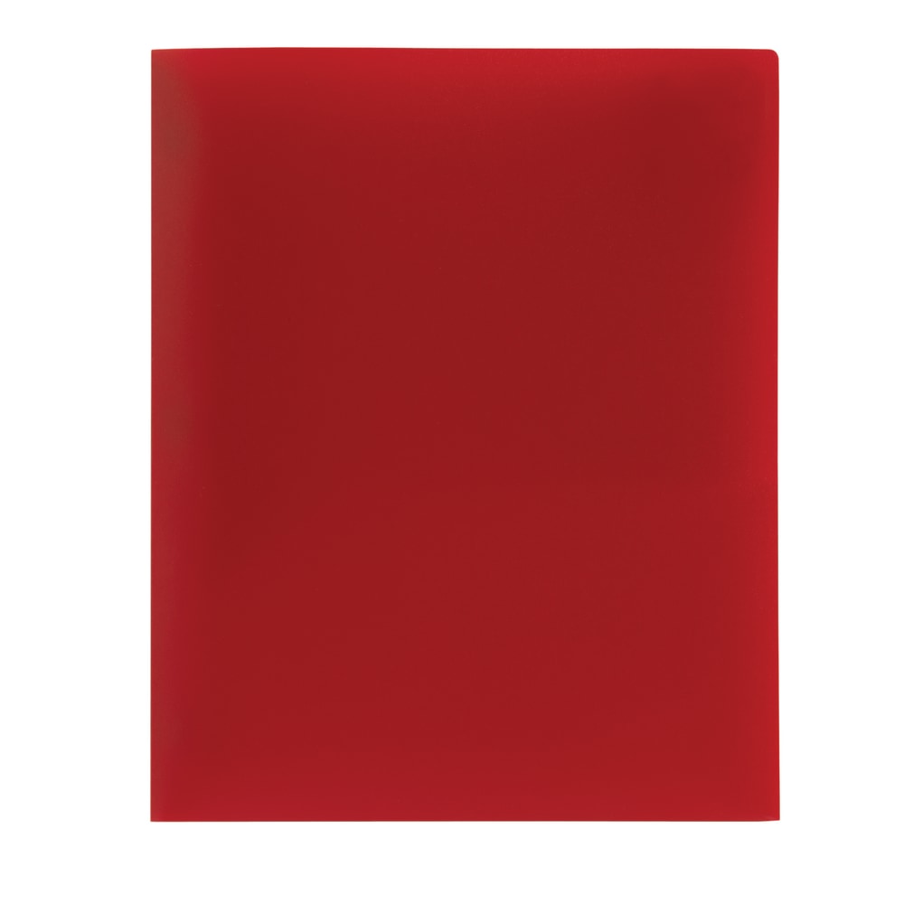 Office Depot Brand Poly 2-Pocket Portfolio, Red (Min Order Qty 122) MPN:77610