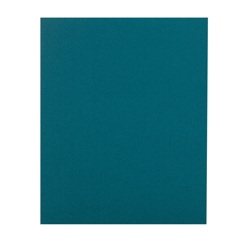 Office Depot Brand 2-Pocket Paper Folders, Teal, Pack Of 25 (Min Order Qty 16) MPN:ODV6842152