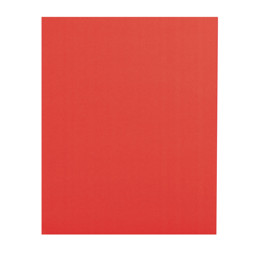 Office Depot Brand 2-Pocket Paper Folders, Red, Pack of 25 (Min Order Qty 16) MPN:ODV6842161