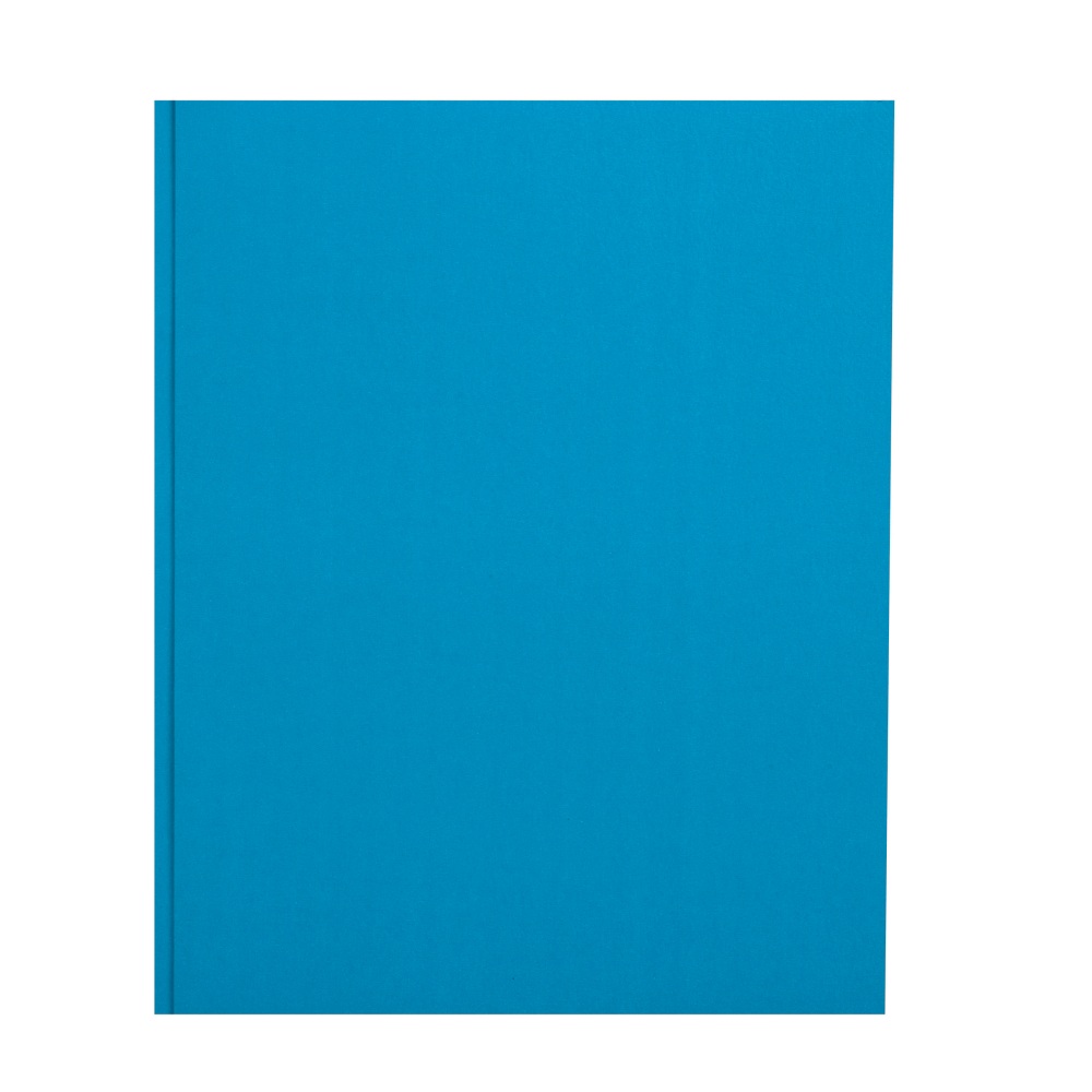 Office Depot Brand 2-Pocket Paper Folders with Prongs, Light Blue, Pack Of 25 (Min Order Qty 10) MPN:ODV6842296