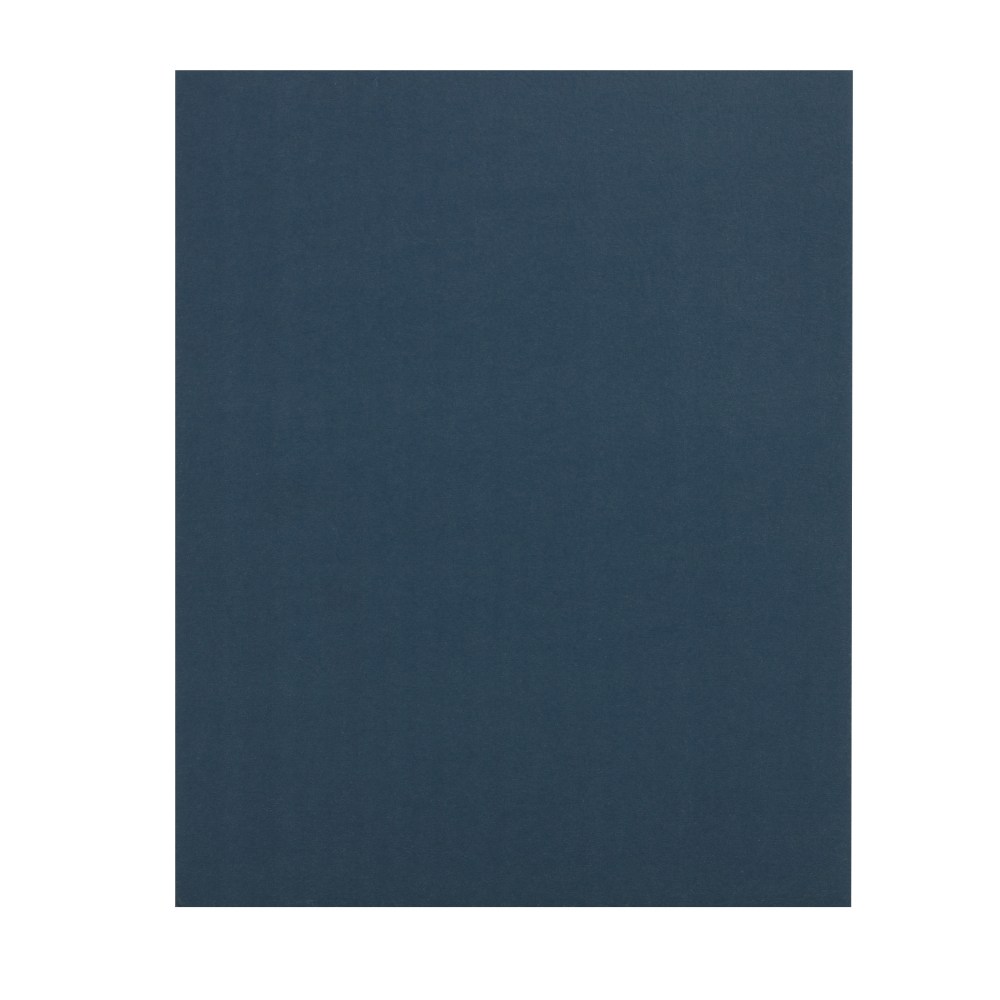 Office Depot Brand 2-Pocket Paper Folders, Dark Blue, Pack of 25 (Min Order Qty 16) MPN:ODV6843133