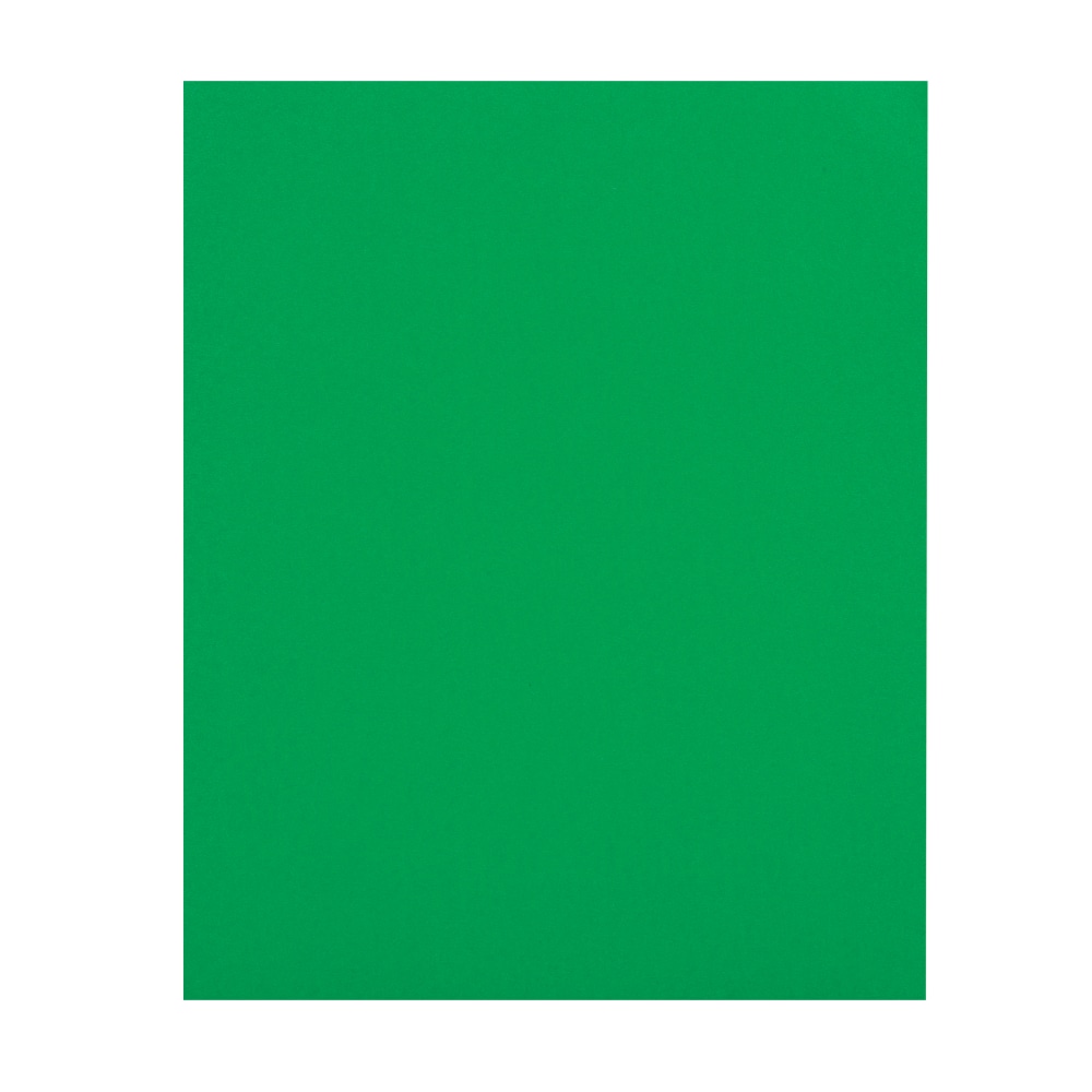 Office Depot Brand 2-Pocket Paper Folders, Green, Pack Of 25 (Min Order Qty 16) MPN:ODV6843151