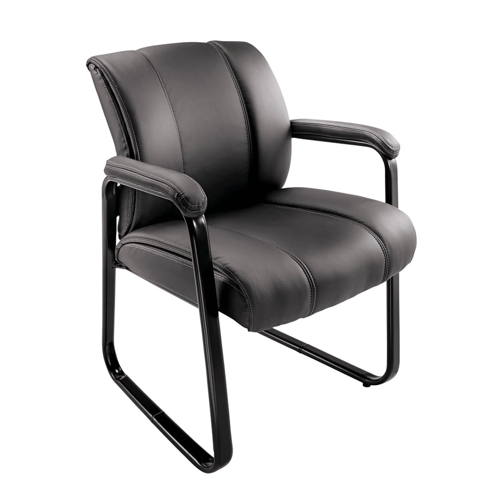 Realspace Bellanca Guest Chair, Black, BIFMA Compliant MPN:H-6530-BK