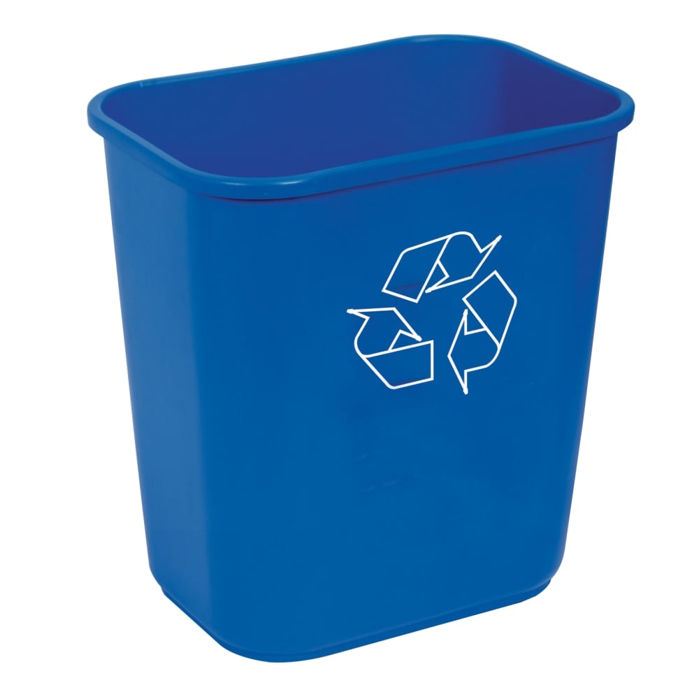 Highmark Recycling Bin, 3.25 Gallons, Blue (Min Order Qty 11) MPN:HM1358-1