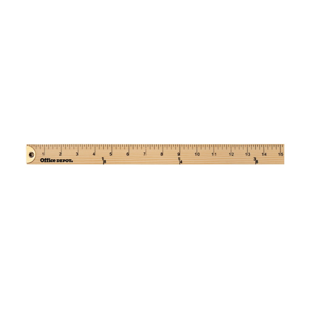 Office Depot Brand Wooden Yardstick, 36in, Natural (Min Order Qty 29) MPN:NB20110508