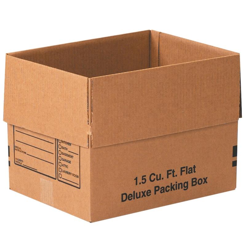 Office Depot Brand Deluxe Moving Boxes, 16in x 12in x 12in, Kraft, Pack Of 25 MPN:OD161212WEB