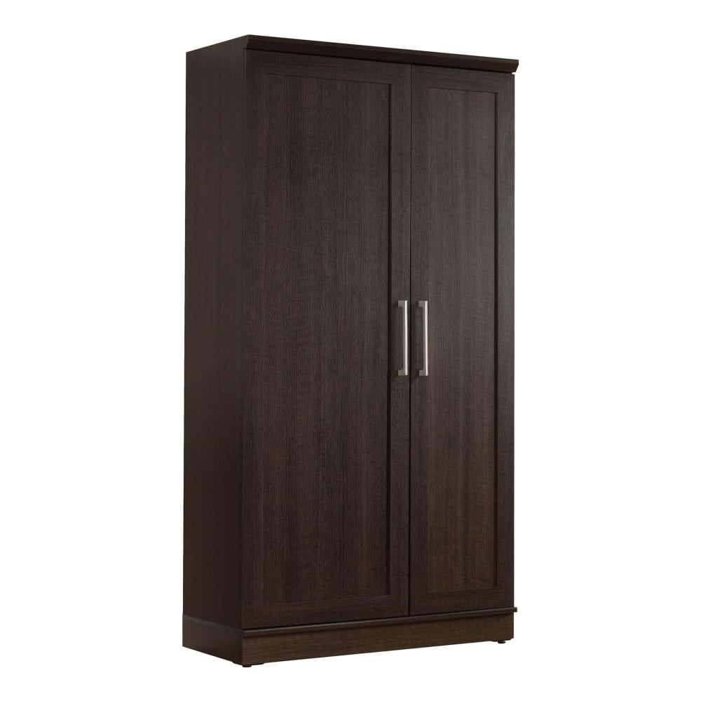 Realspace 36inW 12-Shelf Storage Cabinet, Dakota Oak MPN:418334