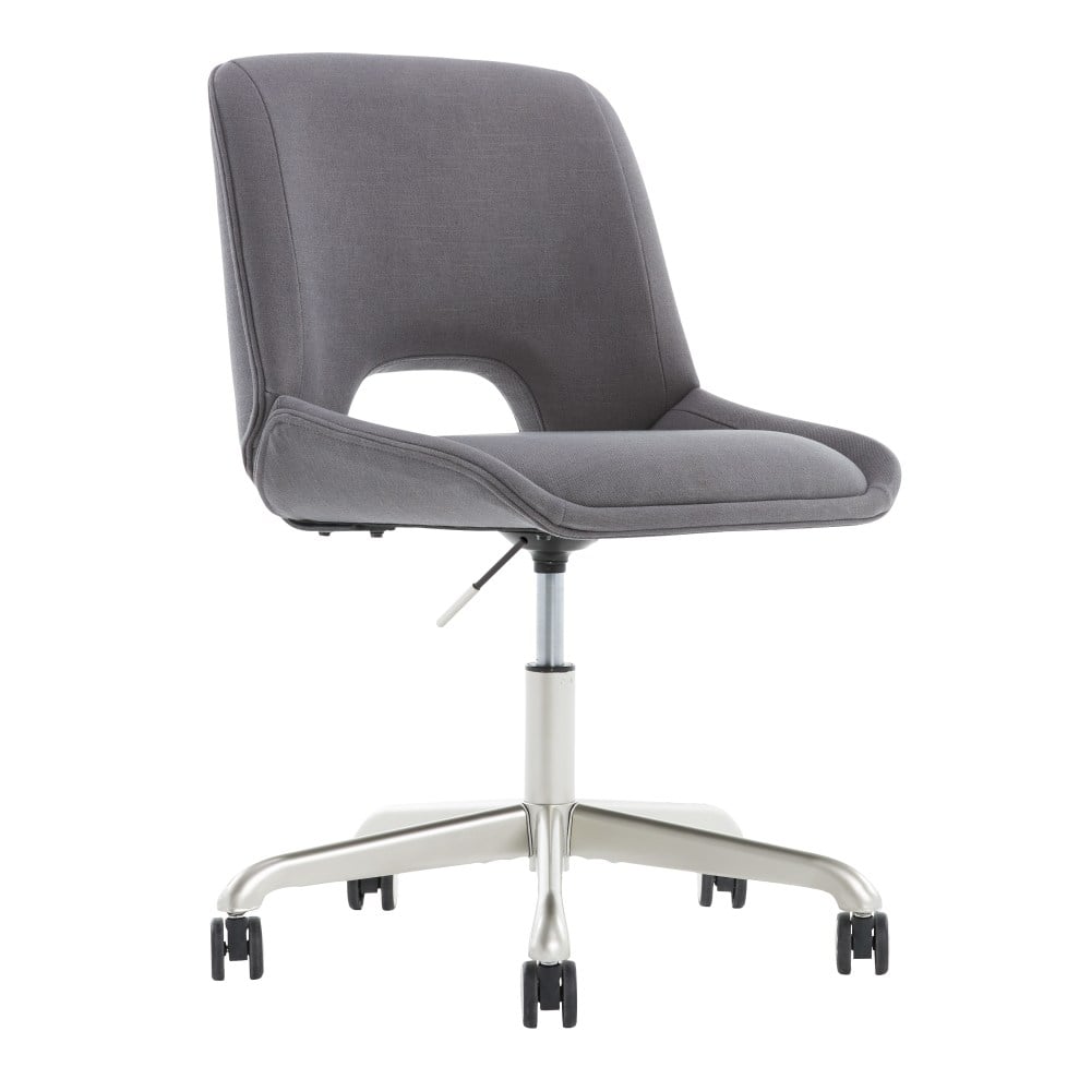 Elle Decor Laissy Low-Back Task Chair, Gray MPN:51453