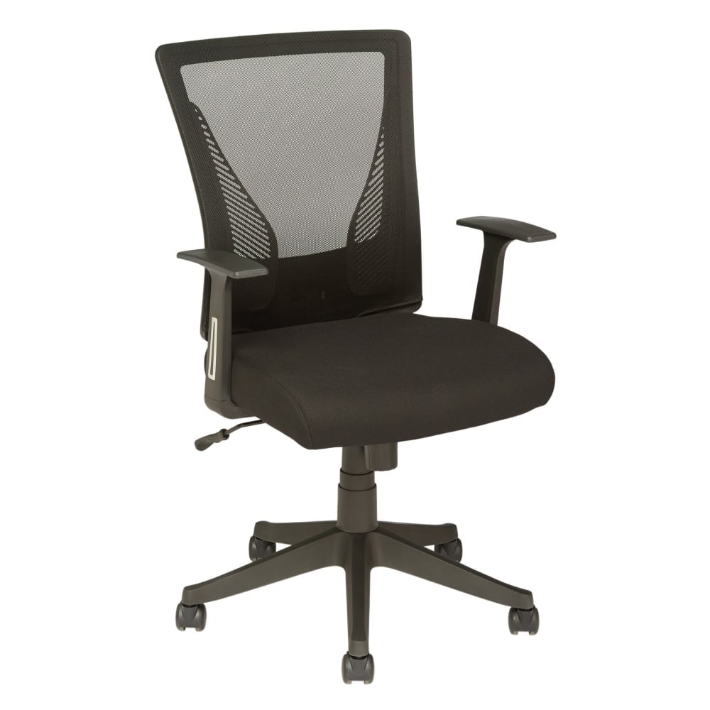 Realspace Radley Mesh Mid-Back Task Office Chair, Black, BIFMA Compliant MPN:WY-106