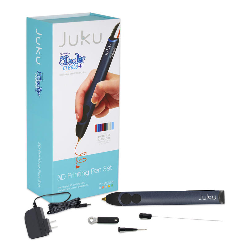 Juku 3Doodler Create+ 3D Printing Pen, Steel Blue MPN:9CPSODUS1E