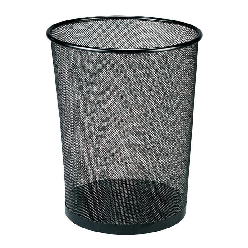 Office Depot Brand Black Mesh Wastebasket (Min Order Qty 12) MPN:LD01-158B